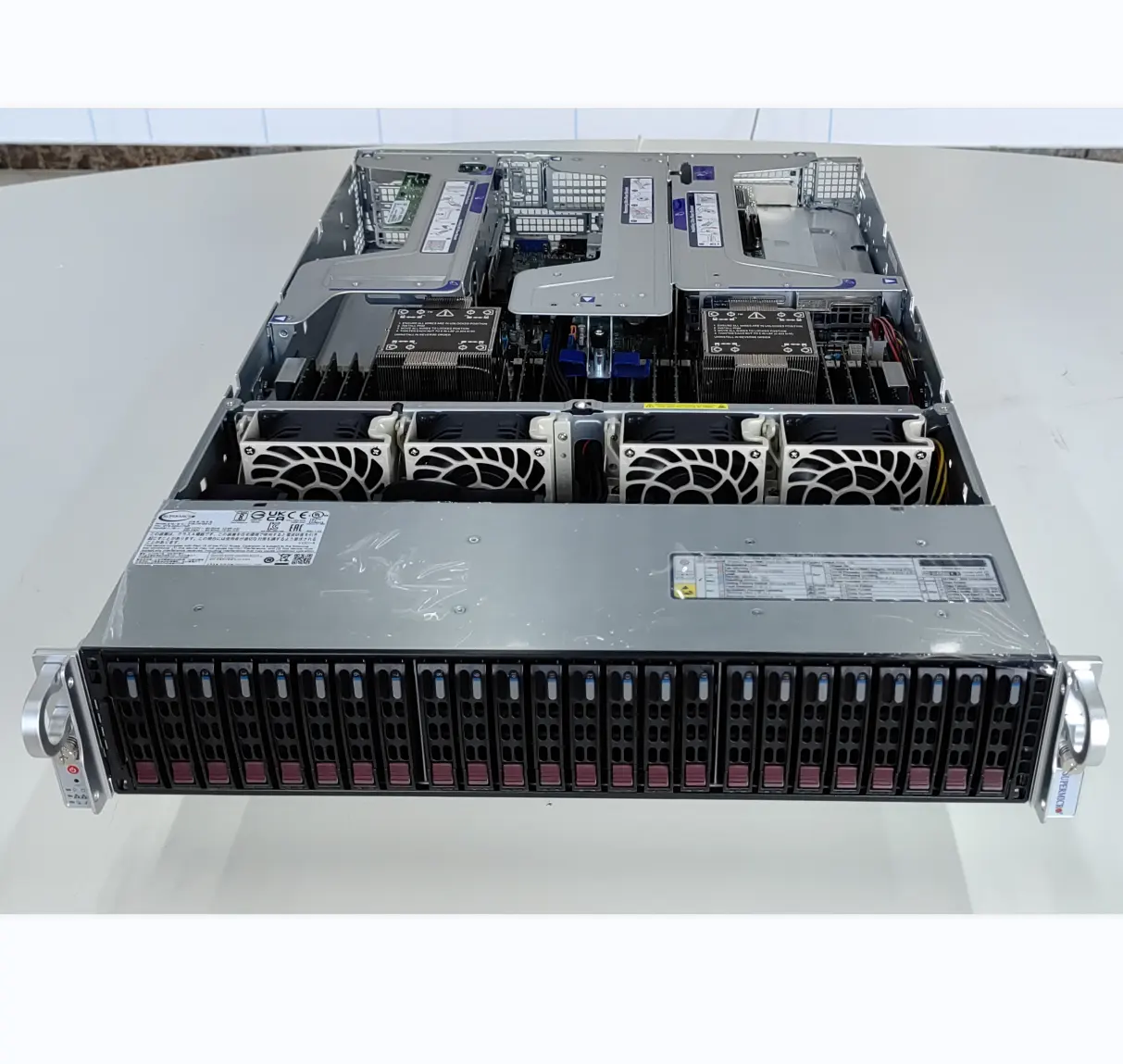 Jinpin KU2424-V2 2Uラックサーバー高性能Supermicro 2049U-TR4 Intel 4210R10コア20スレッド