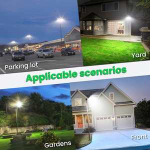 Lámpara Solar LED de Alta Luminosidad IP65 para Calle, Jardín, 3000W-8000W, Todo en Uno, Integrada, para Exteriores - Product Image 4