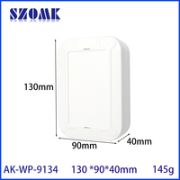 Boîtier IOT 40*130*90mm, étanche IP67, boîte de jonction carrée en plastique, boîtier de projet électronique avec kit de montage et accessoires