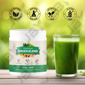 Poudre de super-aliments verts OEM, multivitamines, mélange en vrac, complément complet pour booster l'énergie, <span class=keywords><strong>d</strong></span>étoxifier, améliorer la santé, mélange de super-aliments verts en poudre - Product Image 5