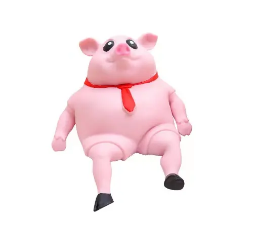 2023Hot sale Anti Stress Relief Vent Cute Pink Pig Squeeze Fidget Sensory Decompression Toys For Kids and Adults