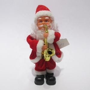 Juguetes navideños de Papá Noel, adornos navideños, suministros de <span class=keywords><strong>Navidad</strong></span>, música de baile, diseño clásico de <span class=keywords><strong>Navidad</strong></span>, 30cm - Product Image 2