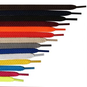 Cordones Planos Deportivos de Malla de Poliéster de 8mm de Ancho, Color Puro, para AF NK SB Dunks, Cordones Planos para Zapatillas Deportivas Casuales - Product Image 2