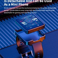 Montre connectée 5G avec lecteur de musique, double caméra 5MP 4G, écran TFT 2,64 pouces 490x490, suivi du sommeil, boussole, calendrier, magnétique, 1200mAh
