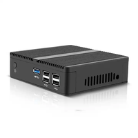 Mini ordenador PC industrial integrado sin ventilador de 12V con Intel J1900 I3 Win7 XP Linux sin Monitor