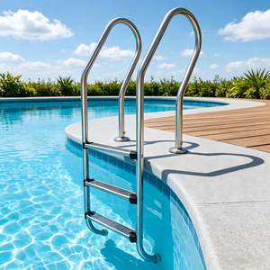 Échelle de piscine hors sol multi-positions en acier inoxydable résistant à la corrosion par <span class=keywords><strong>Intex</strong></span> - Product Image 3