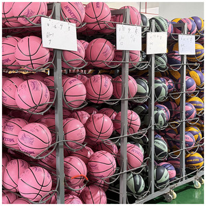 Ballon de <span class=keywords><strong>basket</strong></span> personnalisé haut de gamme pour club féminin, numéro 6, adapté à l'entraînement quotidien - Product Image 2