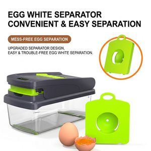 Mandoline polyvalente pour couper les légumes avec récipient pour un traitement facile des fruits et légumes dans une cuisine moderne - Product Image 4