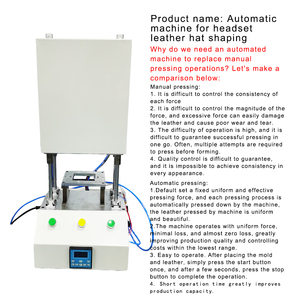 Semi-Auto Custom High-Efficiency Earcup Leather Molding Machine <strong>Beats</strong> Studio Pro Wireless Headphones Production Machine - Product Image 5