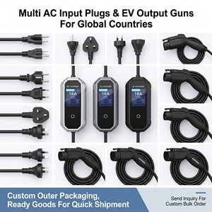 Chargeur <span class=keywords><strong>de</strong></span> voiture électrique portable professionnel 7 kW NACS pour <span class=keywords><strong>camping</strong></span> et voyages en extérieur 32A Vente en gros usine - Product Image 3