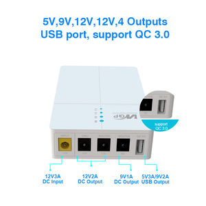 WGP Mini UPS de 13500mAh al por Mayor, Compatible con QC 3.0, <span class=keywords><strong>Precio</strong></span> para Pedidos al por Mayor, Mini Nobreak de Carga Rápida de 12V 9V 5V para Router Wifi - Product Image 5