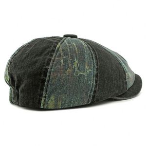 Boina de Algodón Lavado Estilo Japonés Vintage para Mujer, Gorra Newsboy de Mezclilla con 8 Paneles y Diseño Personalizado de Moda Urbana - Product Image 4