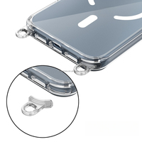 Coque de téléphone transparente avec boucle de lanière et chargement sans fil, protection intégrale, vente en gros, pour Samsung S26 et Galaxy A16