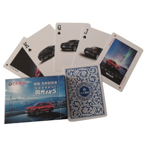 Cartes à jouer personnalisées imprimées recto-verso avec logo sur mesure - Product Image 3