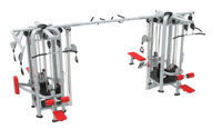 Équipement de musculation professionnel de qualité supérieure pour entraînement complet du corps, multi-stations personnalisées 4-en-1 pour salle de sport