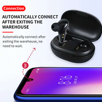 Mini auriculares inalámbricos deportivos, cascos coloridos