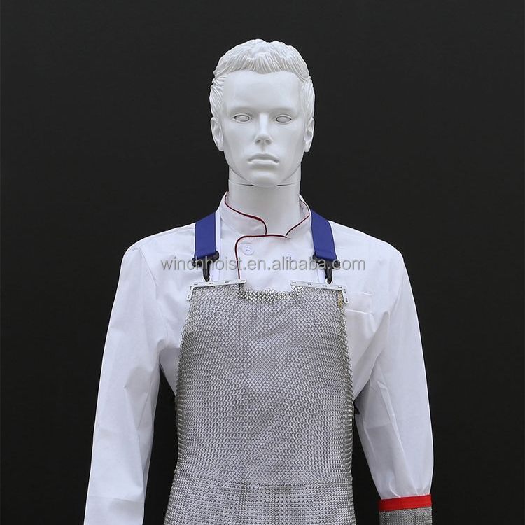 Metal cut-resistant slaughter house use cooking apron