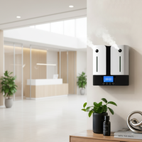 Diffuseur d'arômes électrique double pour huiles essentielles, idéal pour les grands espaces commerciaux et les systèmes CVC