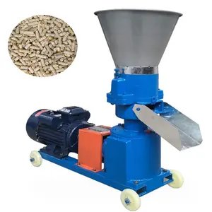 Wood Poultry Chicken Fish Pig Goat Cattle Cat Animal Pellet Manufacturing Pelletizing Machine Feed Processing Machine