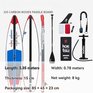 11 '/12'6''/14' planche à pagaie de surf <span class=keywords><strong>gonflable</strong></span> tissée au carbone Double couche planche de surf planche à pagaie SUP course planche à pagaie - Product Image 6