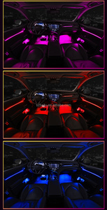 Lumière d'ambiance pour Toyota Camry 8ème XV70 2018-2023 Éclairage d'<span class=keywords><strong>ambilight</strong></span> intérieur Lampe d'ambiance décorative 256 Couleur - Product Image 4