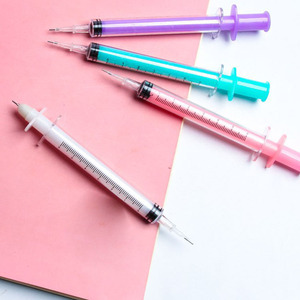 Bolígrafo de Gel con Forma de Jeringa, Creativo y Colorido, con Logotipo Personalizado Impreso, para Regalo Estudiantil, Venta al Por Mayor - Product Image 4