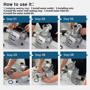 Pompa a Puleggia Autoadescante da 1 Pollice SU-25 con Motore a Benzina <span class=keywords><strong>per</strong></span> <span class=keywords><strong>Irrigazione</strong></span> Agricola - Outlet di Fabbrica - Product Image 5