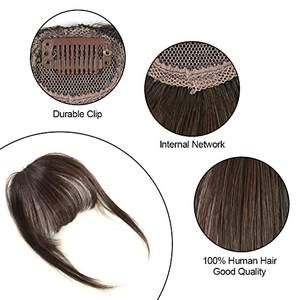 <span class=keywords><strong>Frange</strong></span> de Cheveux Remy à Clip pour Femme, Effet Naturel, pour Usage Quotidien et Fêtes - Product Image 3