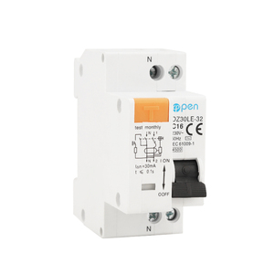 Rcbo 20A 2P 3P + N 4P dư hiện tại ngắt mạch khác biệt tự động với hơn hiện tại và rò rỉ bảo vệ - Product Image 1