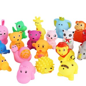 Lot de jouets de bain en gros, animaux de 5 cm, assortiment complet, jouets de salle de bain colorés qui couinent, canards en caoutchouc - Product Image 2