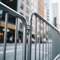 Oferta Especial: Valla de Hierro Resistente de Despliegue Rápido para Control de Multitudes y Eventos Públicos
