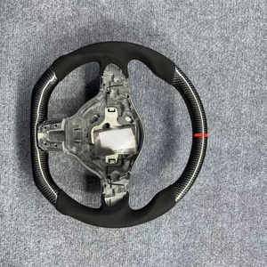 Volant de direction en fibre de carbone de style GT pour Volkswagen Golf 6 GTI, modification et amélioration de la voiture - Product Image 3