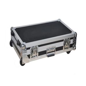 Estuche de herramientas de peluquero de plástico duro duradero personalizable de fábrica Estuche de aluminio ignífugo para <span class=keywords><strong>DJ</strong></span> Flight Road con ruedas - Product Image 3