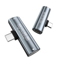 Adaptateur double USB-C pour écouteurs et chargeur, charge rapide PD 60W, transfert de données 10 Gbps pour iPhone 15, Pixel 8, Samsung S24
