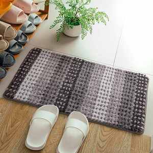 Tapis de bain antidérapant en gaufre pour enfants, extra long, absorbant et à séchage rapide, bleu personnalisé, pour hôtel, 60x40 <span class=keywords><strong>cm</strong></span> - Product Image 2