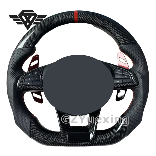 Customized Carbon Fiber Steering Wheel for Mercedes Benz AMG W204 W205 GLE GLK GLS S500 A45 AMG GT Sport Car Steering Wheel