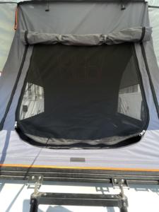 Carpa de Techo Automática para 2-3 Personas, Carpa de Techo Rígida de Aluminio para Acampar al Aire Libre con Escalera para SUV, Triangular de Aluminio - Product Image 1