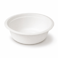 Assiette jetable ronde en plastique pour emporter, Naturalcart PF7, pour la vente à emporter