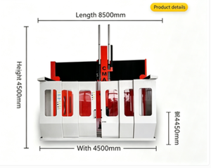 Centro de Perforación y Roscado Vertical de 3 Ejes, Máquina Automática de Alta Productividad, Precio Competitivo, Gran Capacidad de Mecanizado de Cinco Ejes - Product Image 2