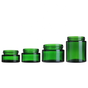 Échantillons Gratuits 20g 30g 50g 100g Pots en Verre Rond Vides pour Crème <span class=keywords><strong>Visage</strong></span> et Mains – Prix Abordable – Pots Cosmétiques en Verre Vert - Product Image 5