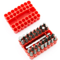 Jeu de 33 mèches de sécurité à dégagement rapide, porte-Extension magnétique, tournevis, tige Torx