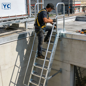 <span class=keywords><strong>Scala</strong></span> <span class=keywords><strong>di</strong></span> Sicurezza Esterna in Acciaio Zincato a Caldo, <span class=keywords><strong>Scala</strong></span> Metallica Industriale Moderna per Esterni - Product Image 2
