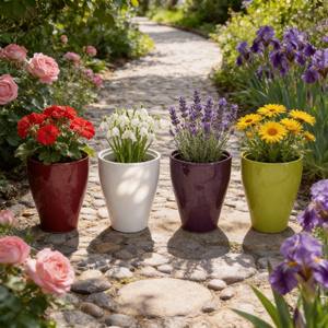 Macetas, Jarrones y Jardineras de Cerámica y Terracota Ecológicas y Duraderas para Uso en Interiores/Exteriores - Venta al por Mayor - Product Image 4