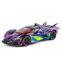 1:24 Maßstab Druckguss-Spielzeugauto-Modell Apollo EVO Legierungsspielzeugauto mit Sprühfunktion, Licht und Musik als Geschenk und Sammlerstück für Kinder