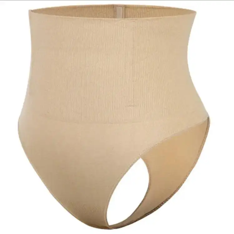 2023 Barato Maravilhoso Boa Qualidade Alta Elasticidade High-Rise Abdominal Tummy Control Calcinhas Seamless Shaper Tanga Shapewear