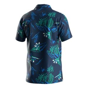 เสื้อเชิ้ตฮาวายสไตล์วินเทจพิมพ์ลายตามสั่งสำหรับผู้ชาย แห้งเร็ว แขนสั้น เสื้อชายหาด แฟชั่นทันสมัย ผ้าทวิลกันยับ เสื้อกีฬา - Product Image 4