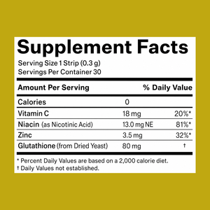 Oral Strips Supplement OEM ODM Private Label GMP Energy Vitamin <b>Protein</b> Melatonin Sleep Glutathione Dissolving Film Strips - Product Image 5
