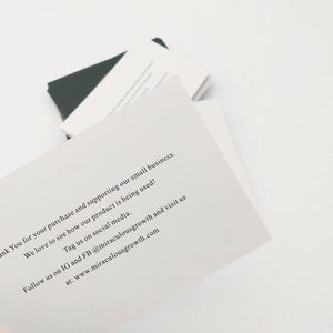Tarjeta postal de agradecimiento con impresión personalizada y logotipo, la mejor opción en tarjetas por cantidad. - Product Image 5