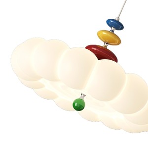 Lámpara de techo con colores macaron, fuente de luz LED para dormitorio, uso doméstico, candelabro de un solo cabezal, diseño agradable para la vista - Product Image 4