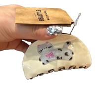Pince à cheveux Kawaii en acétate poli, motif chiot et canard ludiques, accessoires mignons, cadeau idéal pour adolescentes
